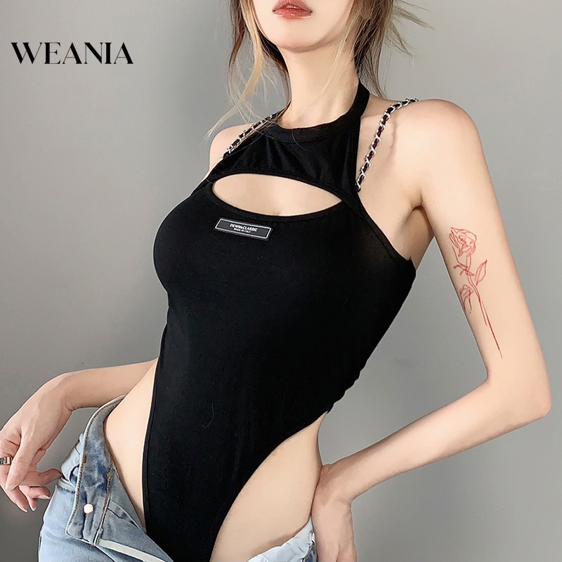 Bộ Áo Liền Quần Hở Lưng Gợi Cảm Cho Nữ