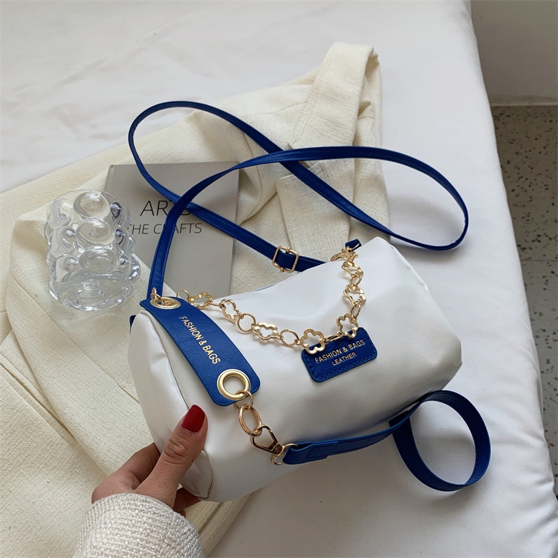 Túi Đeo Chéo Mini Họa Tiết Hoa Phối Dây Xích Phong Cách Hàn Quốc Hàng Mới Thời Trang Xuân Hè 2022