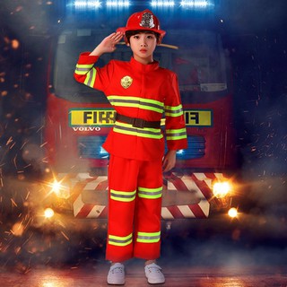 (CÓ SẴN) Trang Phục Hóa Trang Lính Cứu Hỏa Cho Bé Trai Và Bé Gái, Bộ Đồ Hóa Trang Lính Cứu Hóa Kèm Phụ Kiện