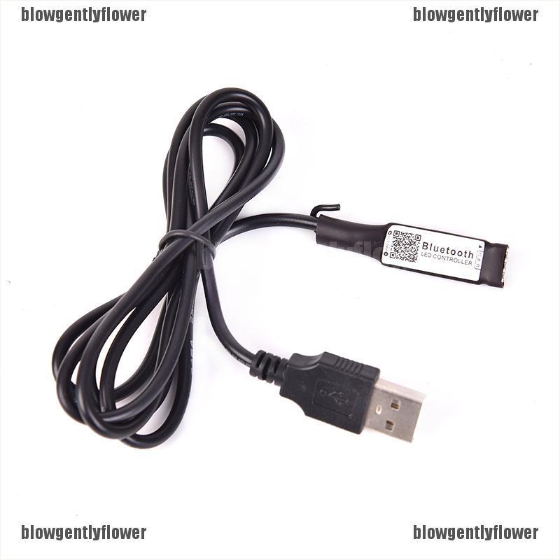 Blowgentlyflower 5V USB RGB Wifi Controller Bluebooth Power For TV Backlight Led Strip Controller BGF
