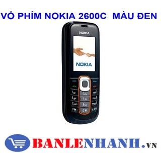 VỎ PHÍM NOKIA 2600C  MÀU ĐEN