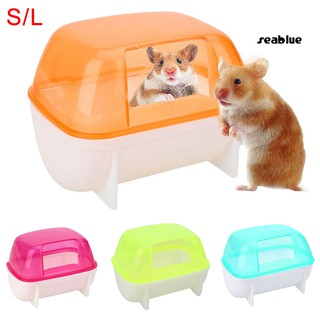 Bồn Tắm Nhựa Nhỏ Chống Bụi Dành Cho Chuột Hamster