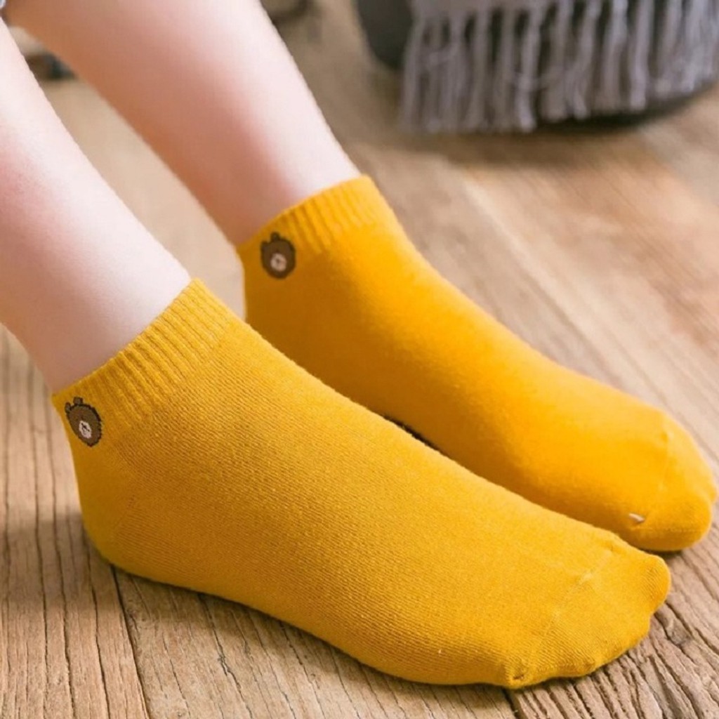 TẤT GẤU 1 ĐÔI CỔ NGẮN MÀU NGẪU NHIÊN A2