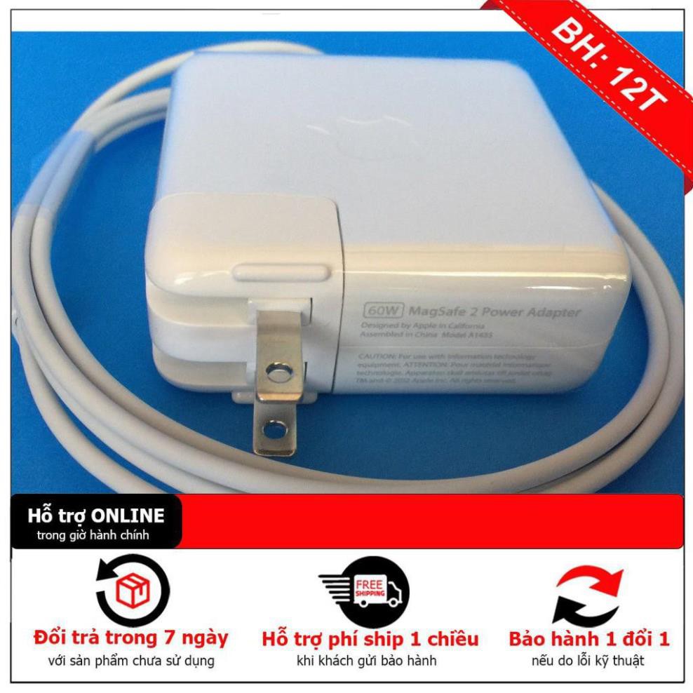 [BH12TH] SẠC ZIN MACBOOK PRO RETINA 60w MagSafe 2 13,3 13" 2012 2013 2014 2015 2016 zin