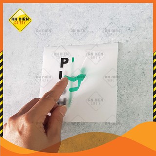 Bộ 2 Sticker Decal Push Pull dán cửa kính dành cho các shop