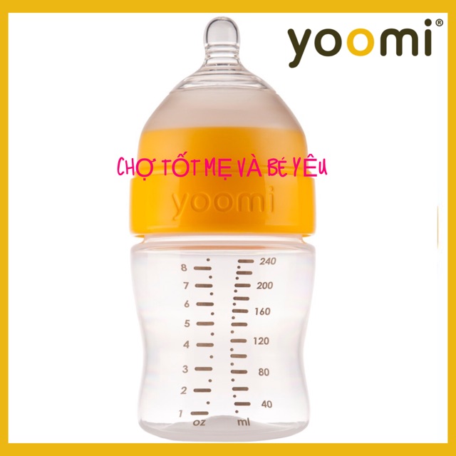 BÌNH SỮA 240ML YOOMI NHẬP KHẨU ANH QUỐC