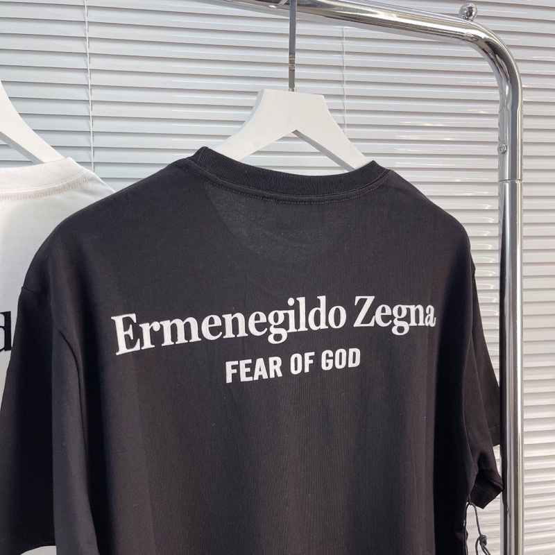 ⚡️[Nomar Quality] - Áo Tee FOG FEAR OF GOD x Z.E.G.N.A in Black, Áo thun FOG