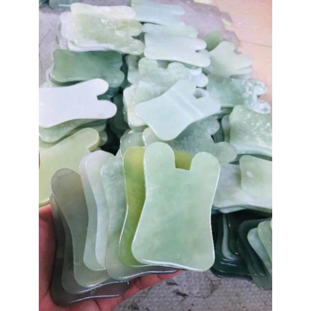 Ngọc cạo gió mặt, ngọc massage mặt, spa, chăm sóc mặt đông y hàng công ty