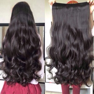 Tóc kẹp xoăn đuôi, xoăn lọn