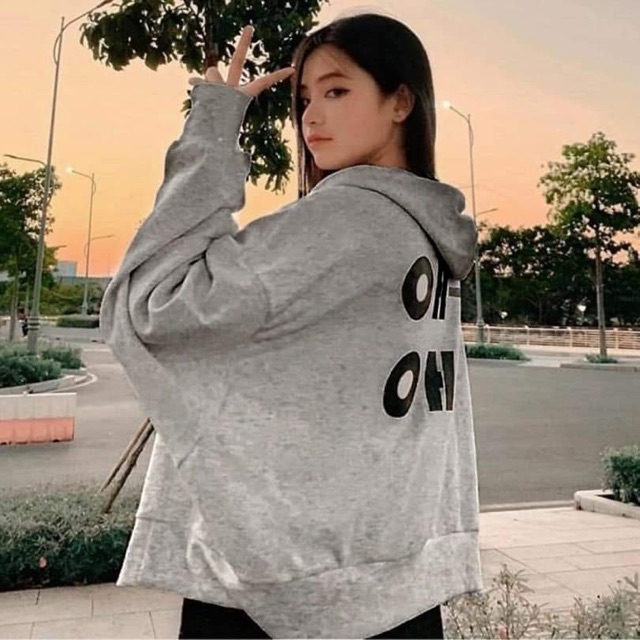 ÁO KHOÁC HOODIE NỈ NGOẠI  OHO TAY DƠI SIÊU XINH