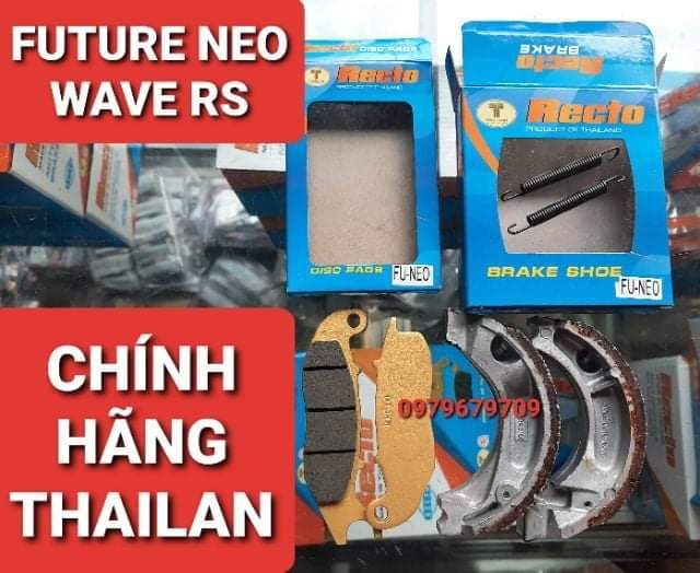 BỐ THẮNG WAVE S 110/RS/RSX XĂNG CƠ/RSX FI/FUTURE 125/FUTURE NEO/FUTURE FI/FUTURE X...CHÍNH HÃNG RECTO