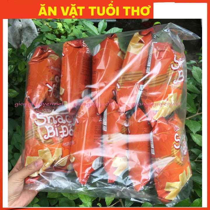 Bịch 10 gói Snack Bí đỏ 15g/gói