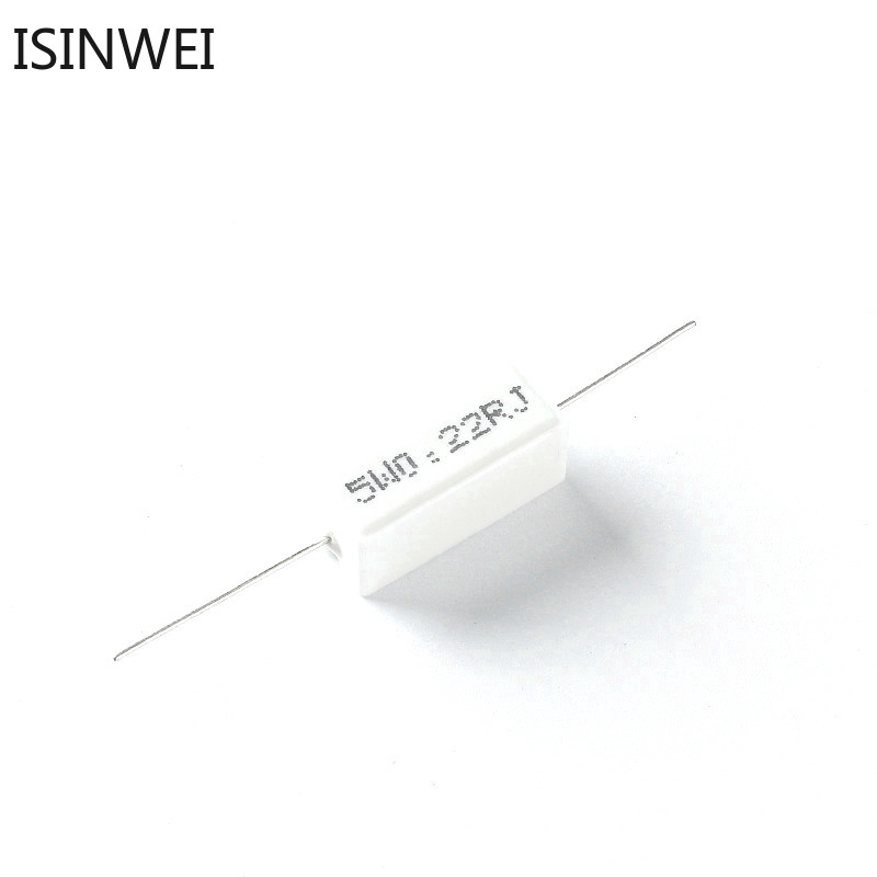 Set 10 Điện Trở Gốm 5w 5% 0.22r 0.22 Ohm Chuyên Dụng