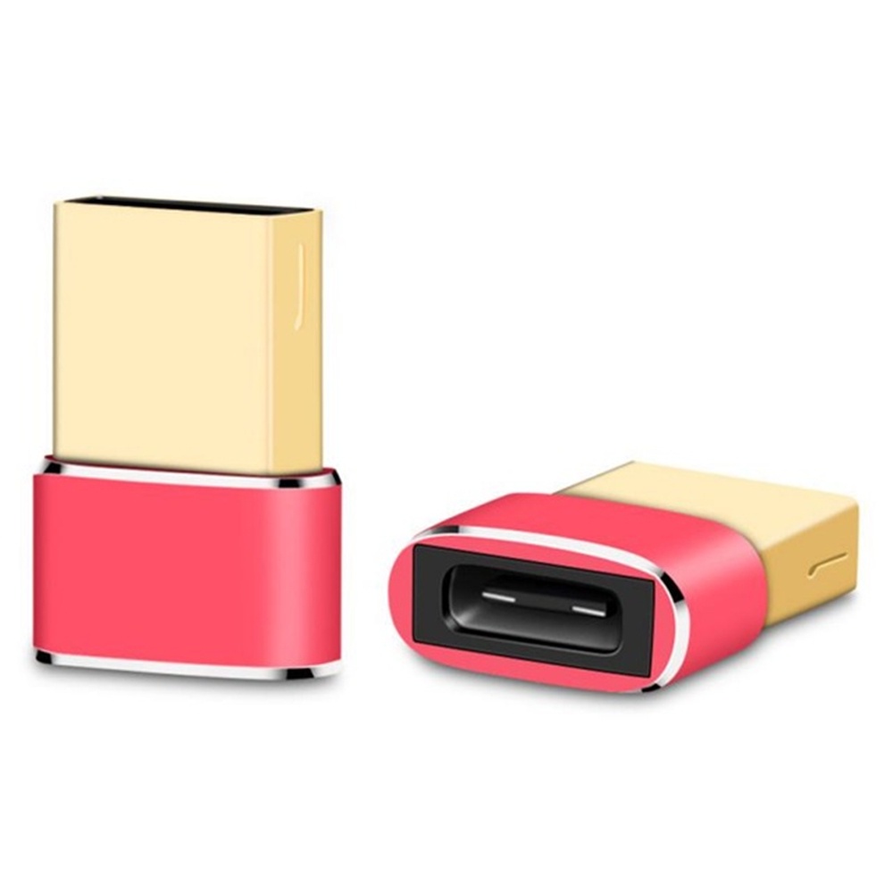 Đầu Chuyển Đổi Otg Micro Usb Sang Type C Bằng Hợp Kim Nhiều Màu Sắc