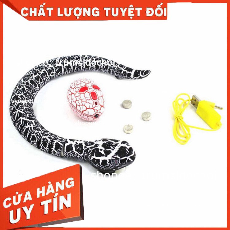 Rắn điều khiển từ xa (Y NHƯ THẬT),cảm biến hồng ngoại - điều khiển = trứng rắn