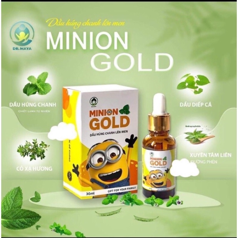 DẦU HÚNG CHANH LÊN MEN MINION 30ml