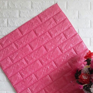 Tấm Xốp Dán Tường 3D Giả Gạch Chống Ẩm Cách Nhiệt KT 70x77cm Dày 3,5MM