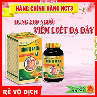 Viên Dạ Dày Bình Vị An Dạ ( 60 viên ) ( Hàng chính hãng công ty NCT3 ). .