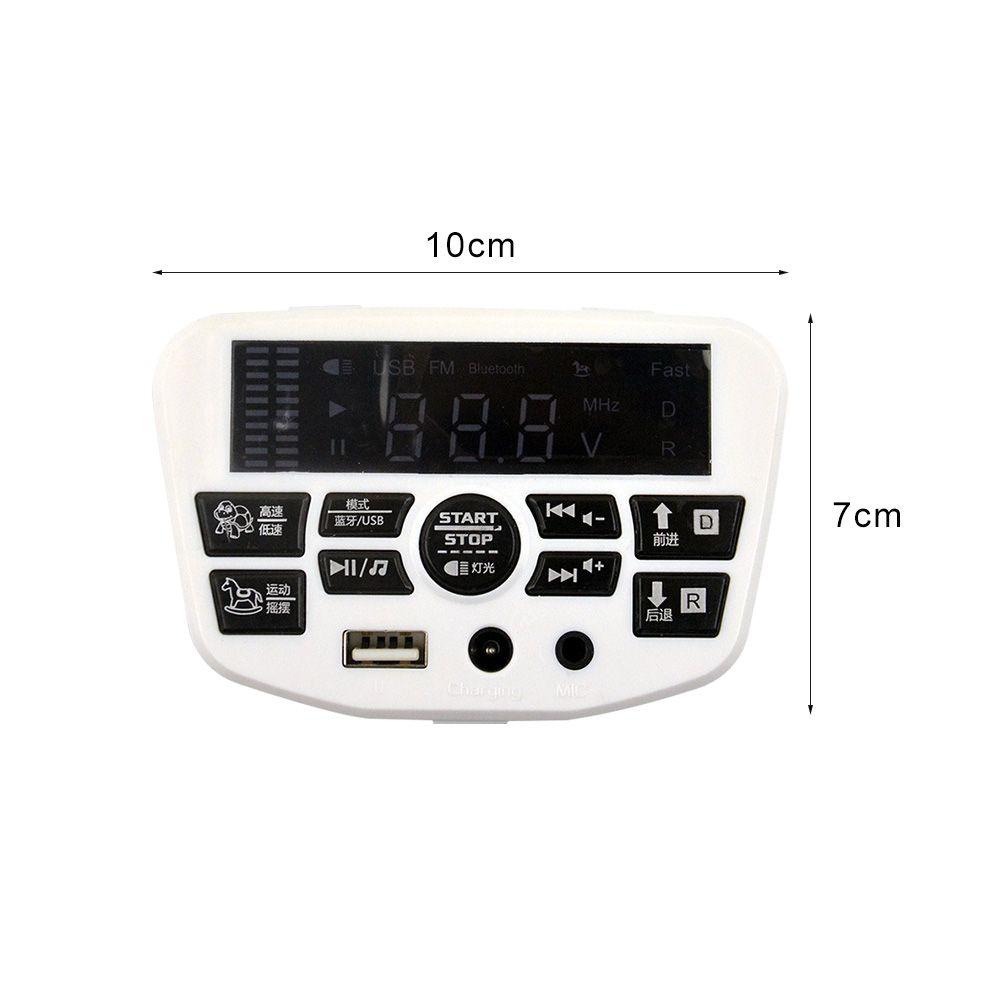 Layor1 Bảng Điều Khiển Trung Tâm Xe Hơi Điện Tử Có Nhạc Cho Bé