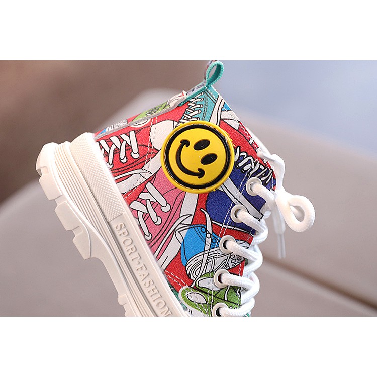 Giày bốt cho bé gái hàng Quảng Châu cao cấp, chất bao xịn, dễ mang cho bé RS215