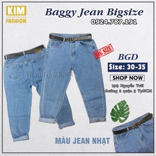 Quần Baggy size 33-34-35