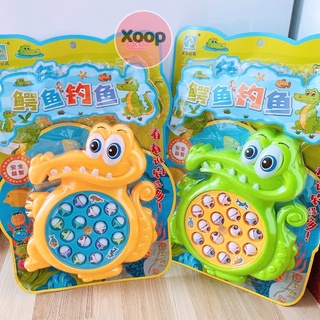 Sale !!! đồ chơi cá sấu câu cá cho bé có nhạc hát