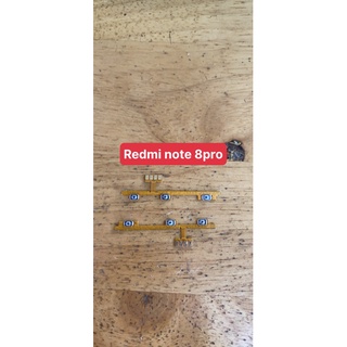 Dây nút nguồn âm lượng xiaomi redmi note 8pro