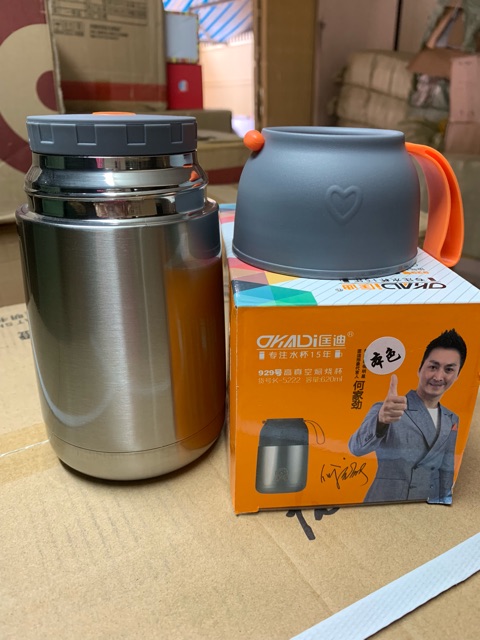 Bình ủ cháo 620ml kèm muỗng | BigBuy360 - bigbuy360.vn