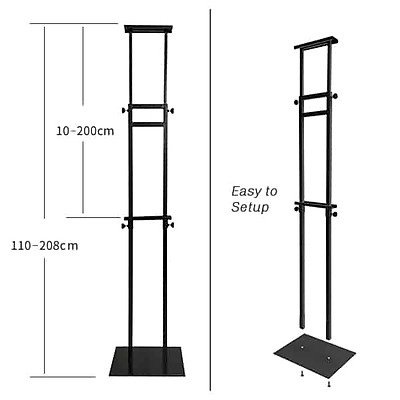 Khung tranh treo poster 2 mặt chữ H cao cấp
