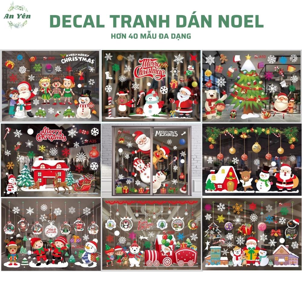 Tranh dán Noel, decal Noel Decal dán tường Trang trí Noel - Giáng sinh (nhiều mẫu) | BigBuy360 - bigbuy360.vn