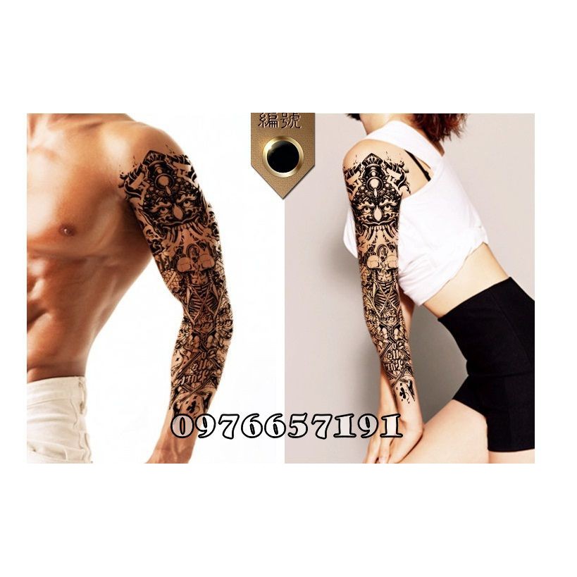 Tattoo Hình xăm dán cánh tay
