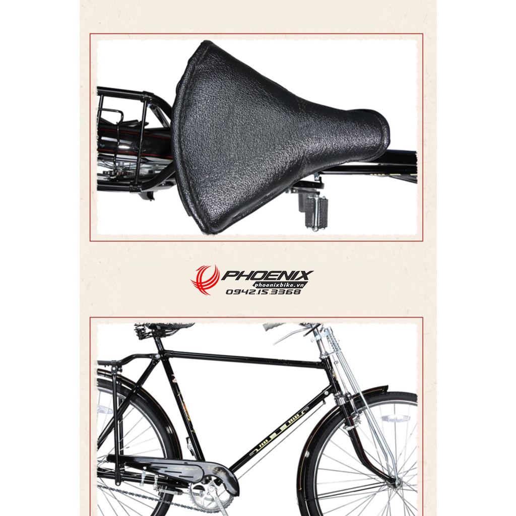 Xe đạp Phượng hoàng cổ PA-18 1 dóng 28 inch phanh đũa