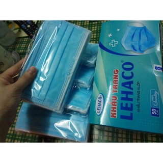 Khẩu trang Lehaco 4 lớp, vải kháng khuẩn