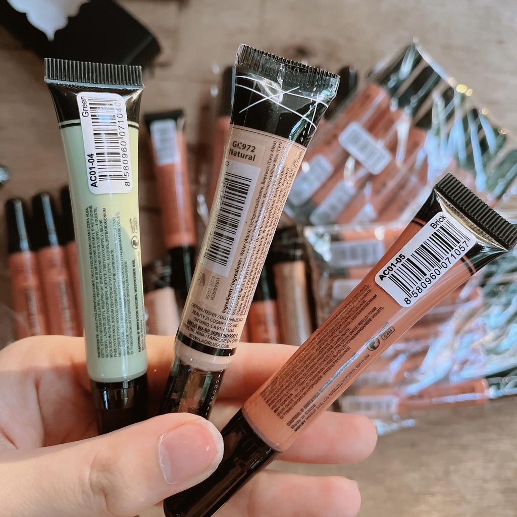 Che Khuyết Điểm La girl Pro Conceal CKĐ hoàn hảo màu Cam Xanh Da