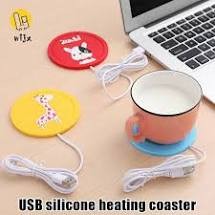 COMBO 10 Đế Hâm Nóng Đồ Uống Cổng Sạc USB Họa Tiết Hoạt Hình 00903