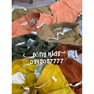 Quần Short Bé Trai Kaki Trơn HaM