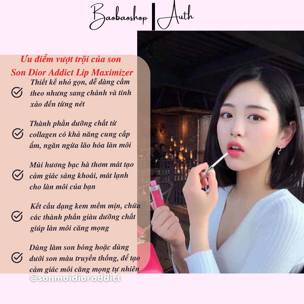Son Dưỡng Môi Dior Addict Lip Maximizer Mini 2ml