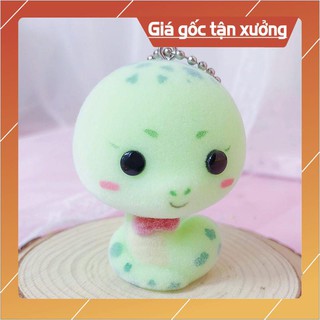 móc khóa 12 con giáp bọc nhung