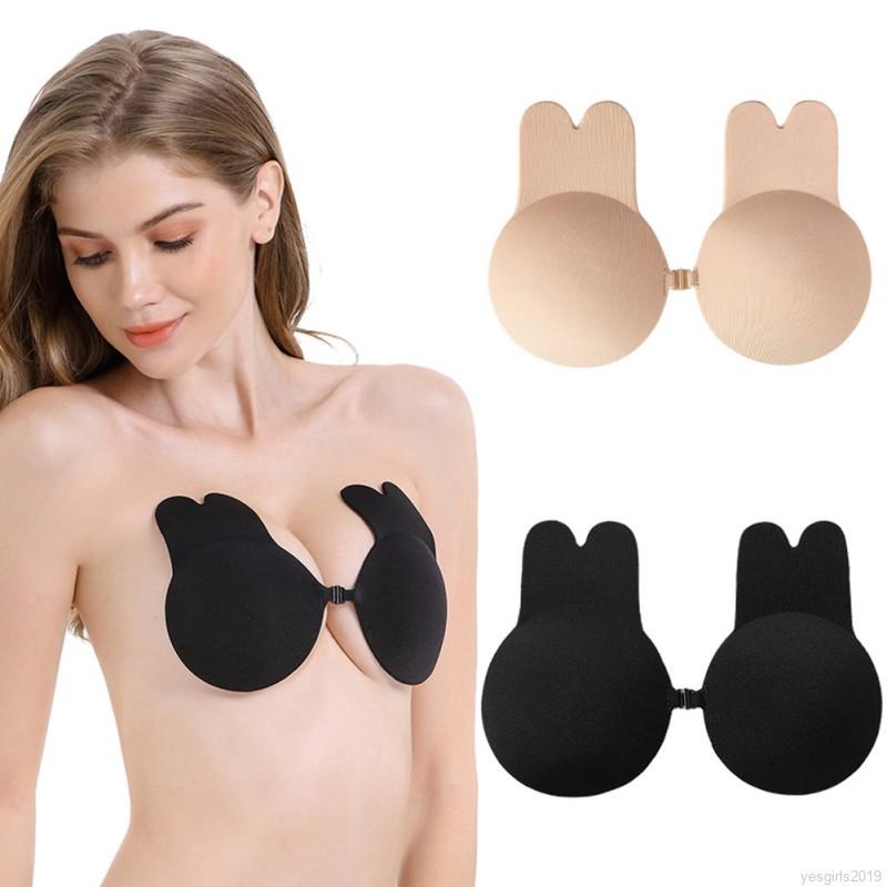 Miếng Dán Ngực Hình Tai Thỏ Dễ Thương Tự Dính Chống Bong Tróc Thoáng Khí Cho Nữ