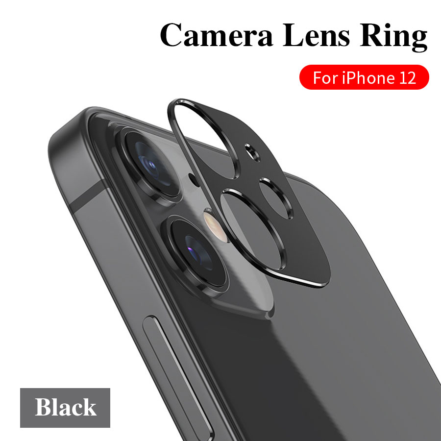 Viền Kim Loại Bảo Vệ Camera Sau Cho Iphone 11 12 Pro Max