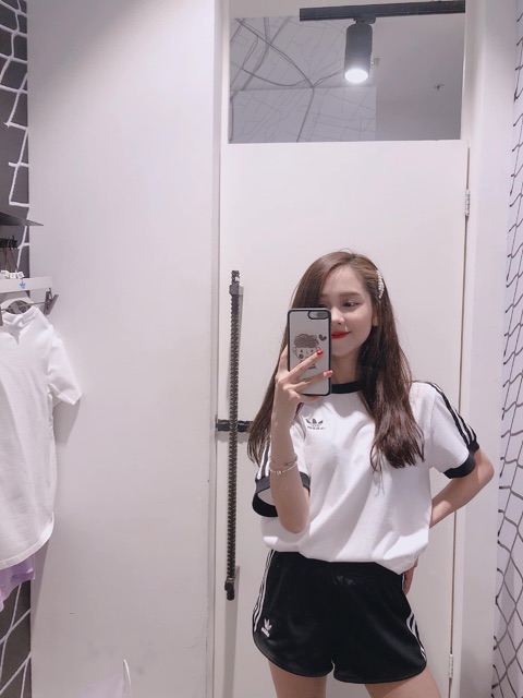 ÁO THUN ADIDAS SỌC ĐEN