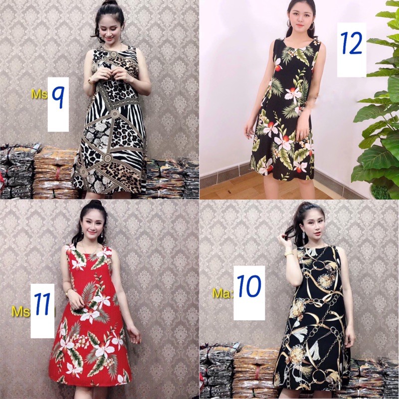 Váy lanh dáng chữ A | BigBuy360 - bigbuy360.vn