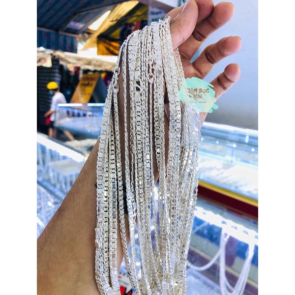 DÂY BẠC 925 3-6CHỈ KIỂU DÁNG TÊN LÀ DÂY MÈ NHÉ