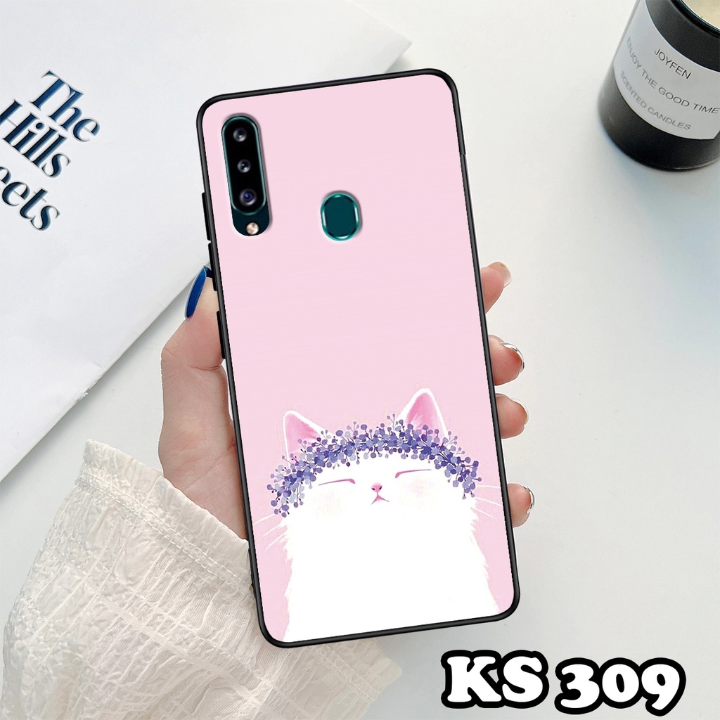 Ốp lưng Samsung A20 - A20s - A30 - A30s - Ốp Samsung in hình LoveCat - Chất liệu TPU siêu bền