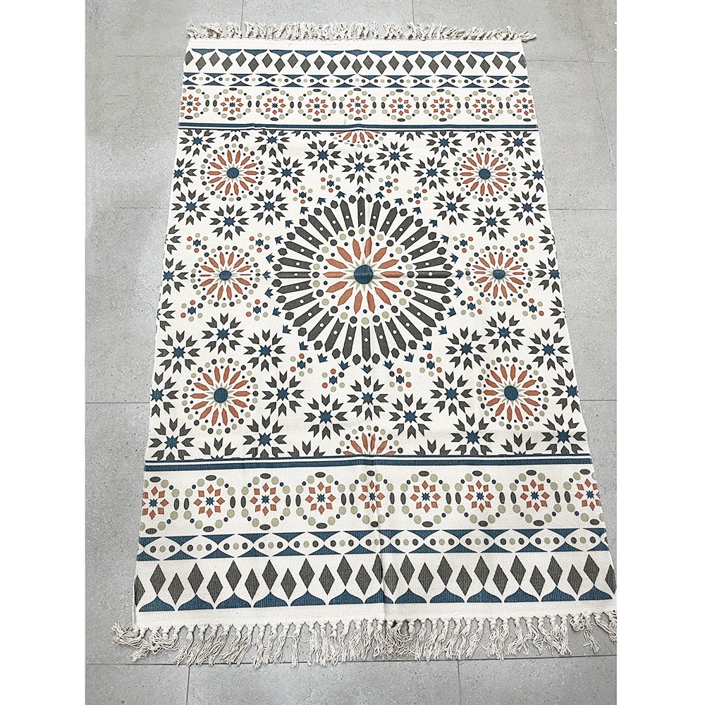 Thảm sàn Vintage 120x170cm sợi cotton