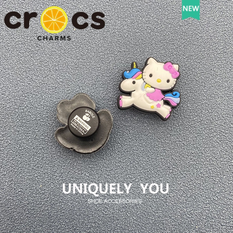 Crocs Móc Khóa Hình Mèo Hoạt Hình Dễ Thương Trang Trí Giày crocs