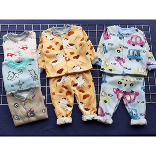 Combo 3 bộ nỉ bông bé trai /bé gái