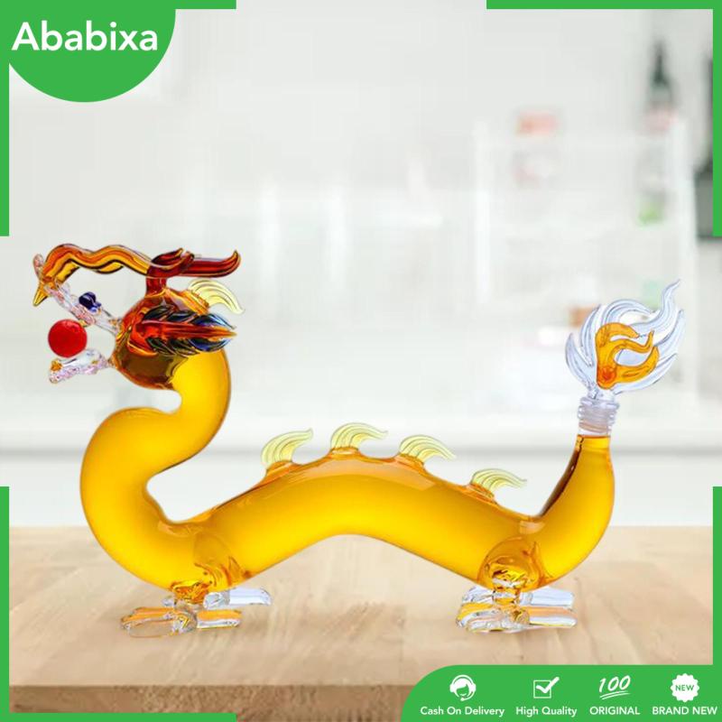 Bình Thủy Tinh Đựng Rượu Thiết Kế Hình Rồng Độc Đáo Trang Trí Nhà Cửa