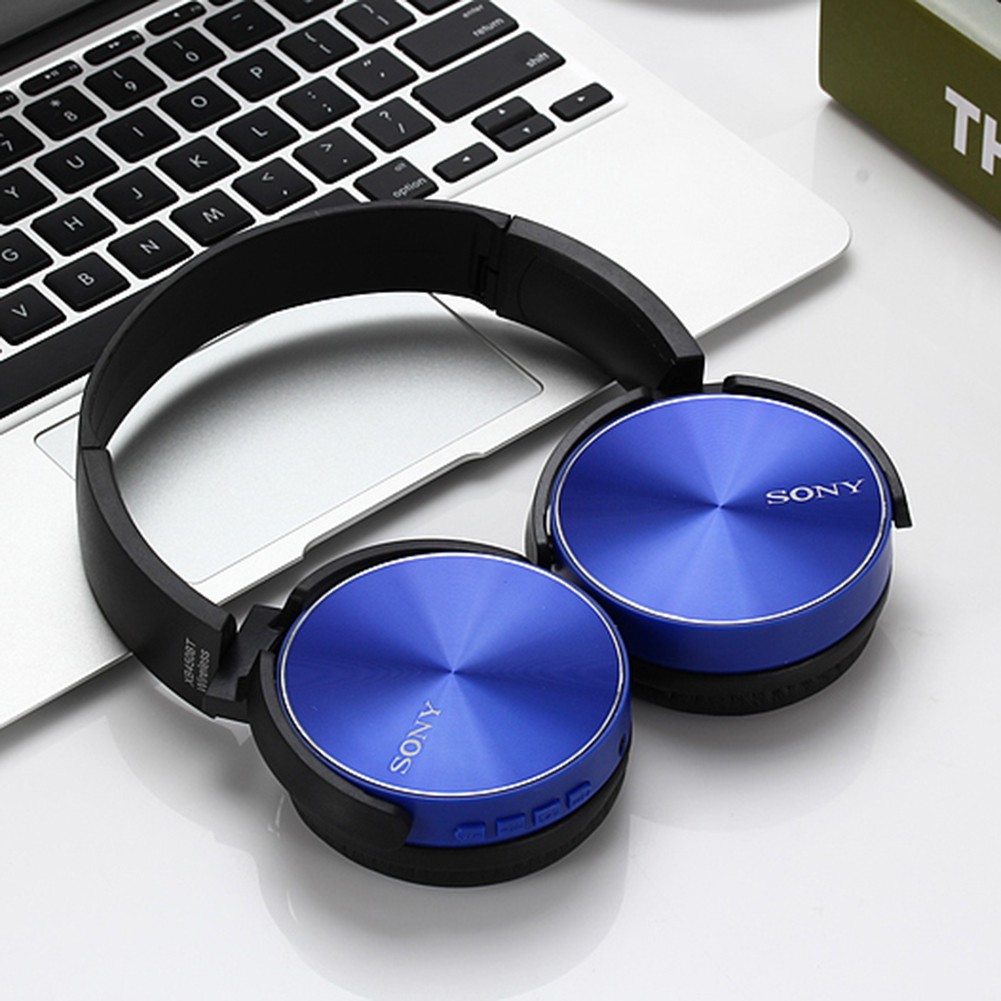 Tai Nghe Chụp Tai Bluetooth Không Dây Xb-450 Bass Trầm Chất Lượng Cao