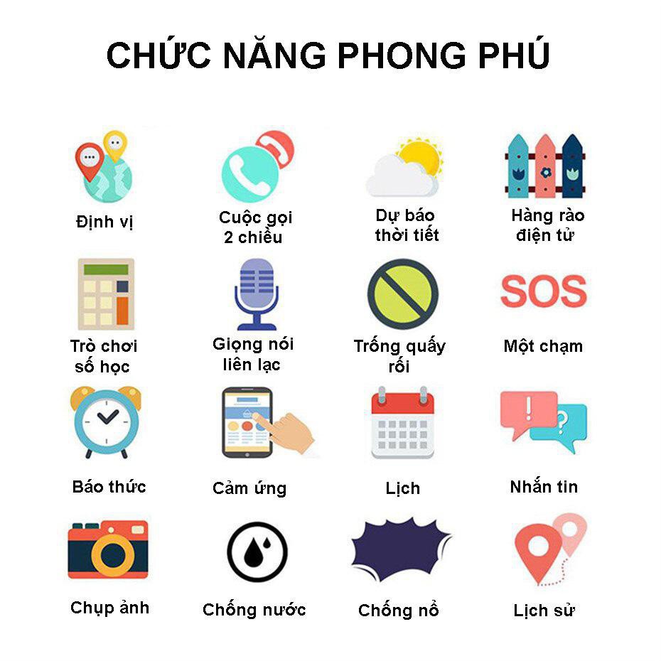 Đồng Hồ Thông Minh Z6 Dành Cho Trẻ Em Định Vị LBS Kid Có Sim Nghe Gọi Tiện Lợi Camera Đèn Màn Hình Cảm Ứng